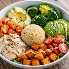 vegetable salad in a bowl