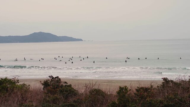 Irino coast scenery in Kochi Prefecture, Japan. 