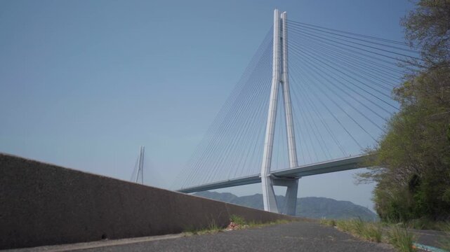 Tatara Bridge, Omishima, Ehime Prefecture , Hiroshima Prefecture, Japan 