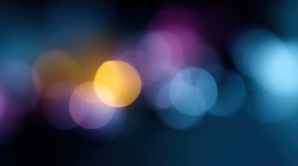 abstract blurred color light spots, lens flare bokeh effect