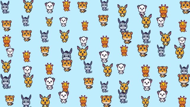 Assortment of pixelated animal icons useful for digital design projects, educational materials, websites, and techrelated content. Suitable for various applications.