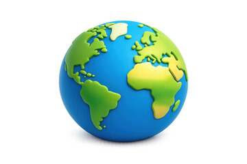 Fototapeta premium Global unity concept icon featuring a simplified earth design for world connection and harmony