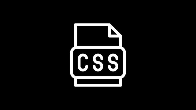 Simple white line art icon of a printer on a black background