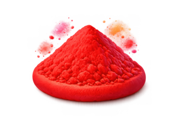 Vibrant holi powder composition for festive design and celebration theme