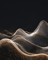 A captivating abstract digital rendering produced by a neural network, showcasing organic forms and vibrant colors.