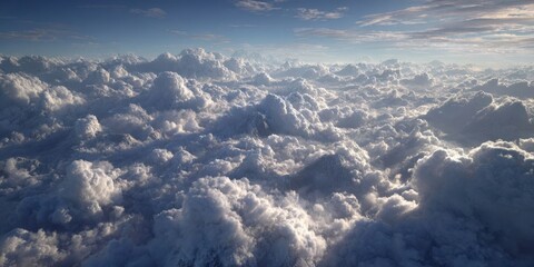 Ethereal Clouds and Infinite Skies Reflecting the Passage of Time