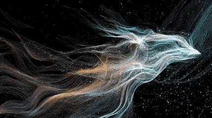 A vibrant generative AI-driven abstract illustration showcasing creativity, color, and innovation in design and art.