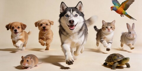 Fun Pet Action Photography for Commercial Use