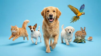 Happy Pet Collection for Advertising and Marketing