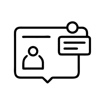 Document Menu List Icon - Form Details and Information Outline Vector