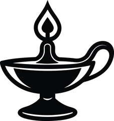 Aladdin Magic Lamp Vector Icon