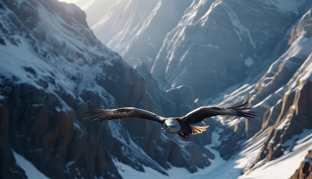 eagle in flight