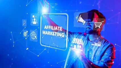 Explore the intersection of digital marketing and virtual reality, emphasizing affiliate marketing strategies, technology, and audience engagement in a connected world. Raster