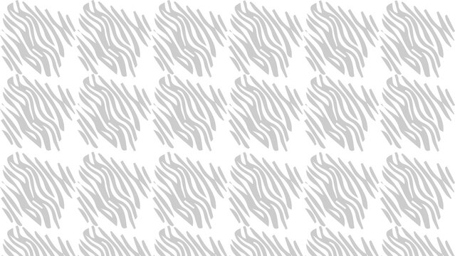 Modern gray pattern with wavy lines on white background