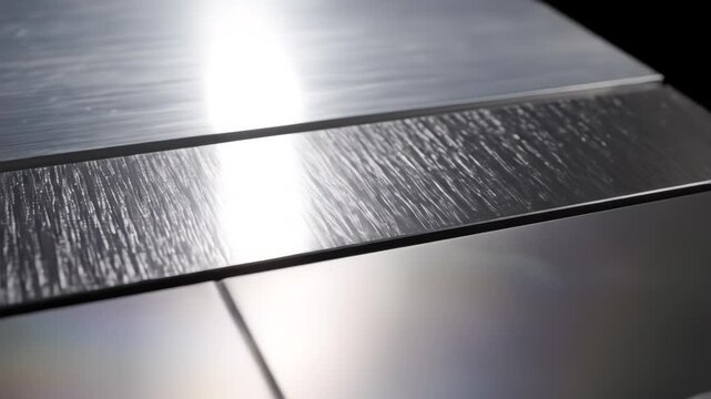 Aluminium stainless steel titanium metal background texture