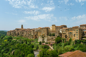 Fototapeta premium Pitigliano panorama, Tuscany