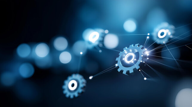 AI automation streamlines business process management workflow integration resource planning enterprise software enabling efficient data transfer system flow optimization