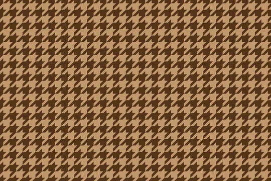Elegant houndstooth pattern in brown tones.  Perfect for textile design, fashion, or website backgrounds.