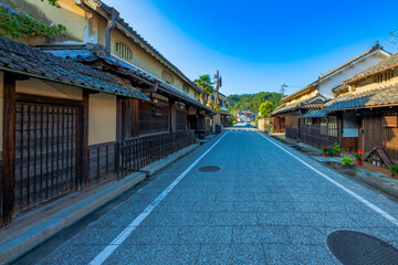 奈良　明日香村　岡の町並み