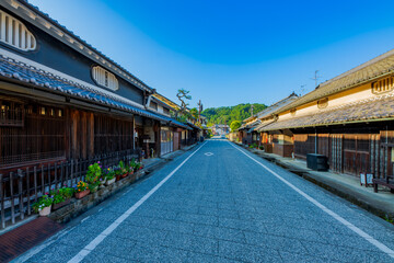 奈良　明日香村　岡の町並み