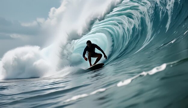 surfing the wave