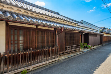 奈良県　御所市の町並み