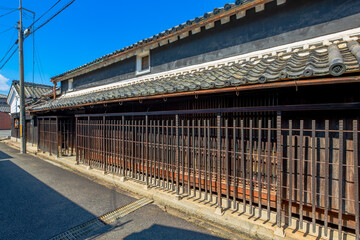 奈良県　御所市の町並み