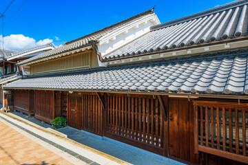 奈良県　御所市の町並み