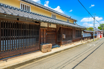 奈良県　御所市　名柄の町並み