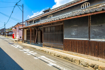 奈良県　御所市　名柄の町並み