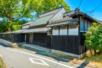 奈良県　御所市　名柄の町並み