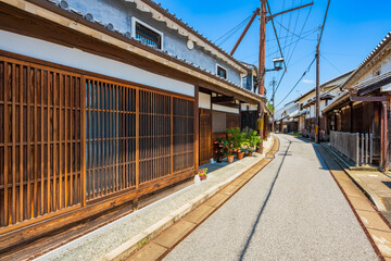 奈良県　五條市　五条新町の町並み