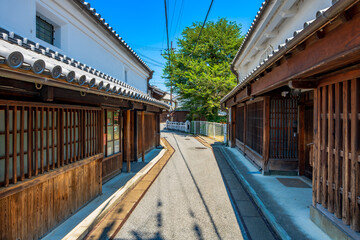 奈良県　五條市　五条新町の町並み