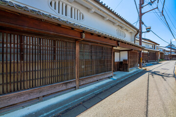 奈良県　五條市　五条新町の町並み