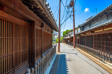 奈良県　五條市　五条新町の町並み