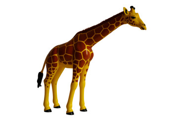 Fototapeta premium Toy giraffe with long neck