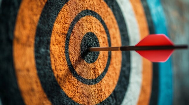 arrow hits the center of a tablet generative ai