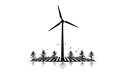 wind turbine agriculture field