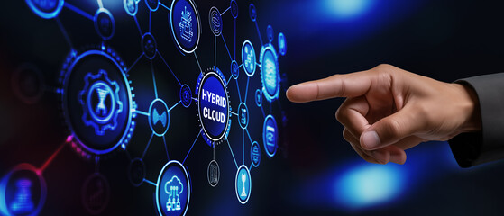 Hybrid cloud combines private and public clouds, enabling flexible, secure, and cost-efficient data management