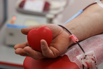 blood donation self capture of arm