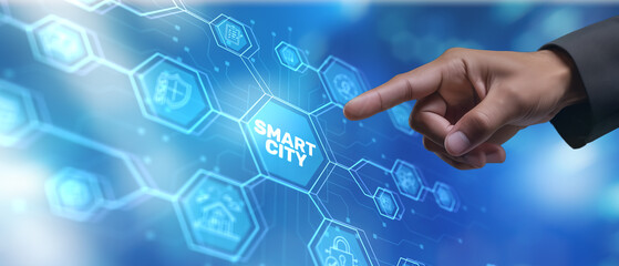 Smart city integrates technology for sustainable urban living and efficient resource management