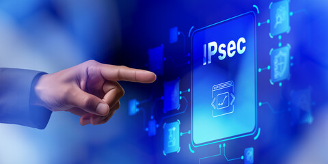 IPsec secures internet communications through encryption and authentication for private, tamper-proof data transfer