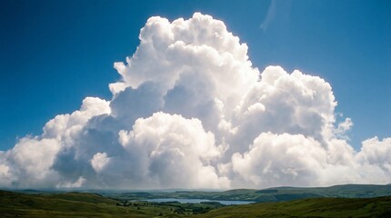 blue sky and clouds