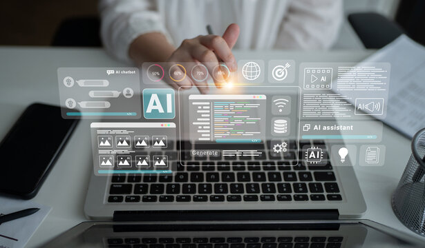 AI assistant with chatbot windows, code editor, and performance analytics for intelligent automation and development Parse - Powered by Adobe