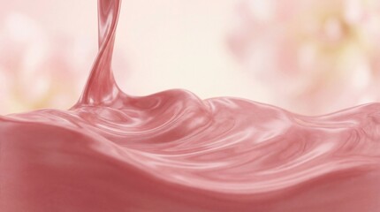 milk splash in pink