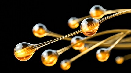 A bunch of spoons that are connected to each other