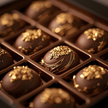 Chocolate candis in box