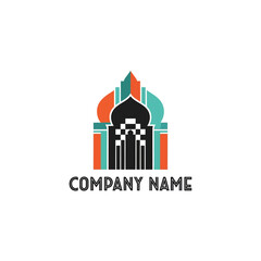 Obraz premium Company Logo Design with Architectural Elements.