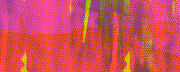 Obraz premium Punk pink risograph texture background with ink roller texture. Hand drawn colorful grunge analog print with distress filter. Pink punk printmaking vector texture with halftone effect.