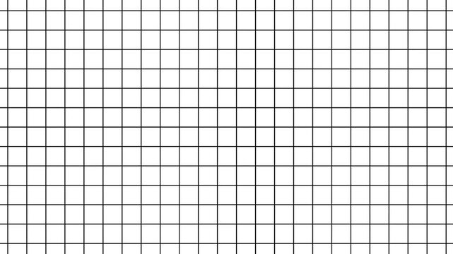 Animated gradient white background with grid moving wards. Horizontal Grid background video, dark color grid ,4K loopable footage